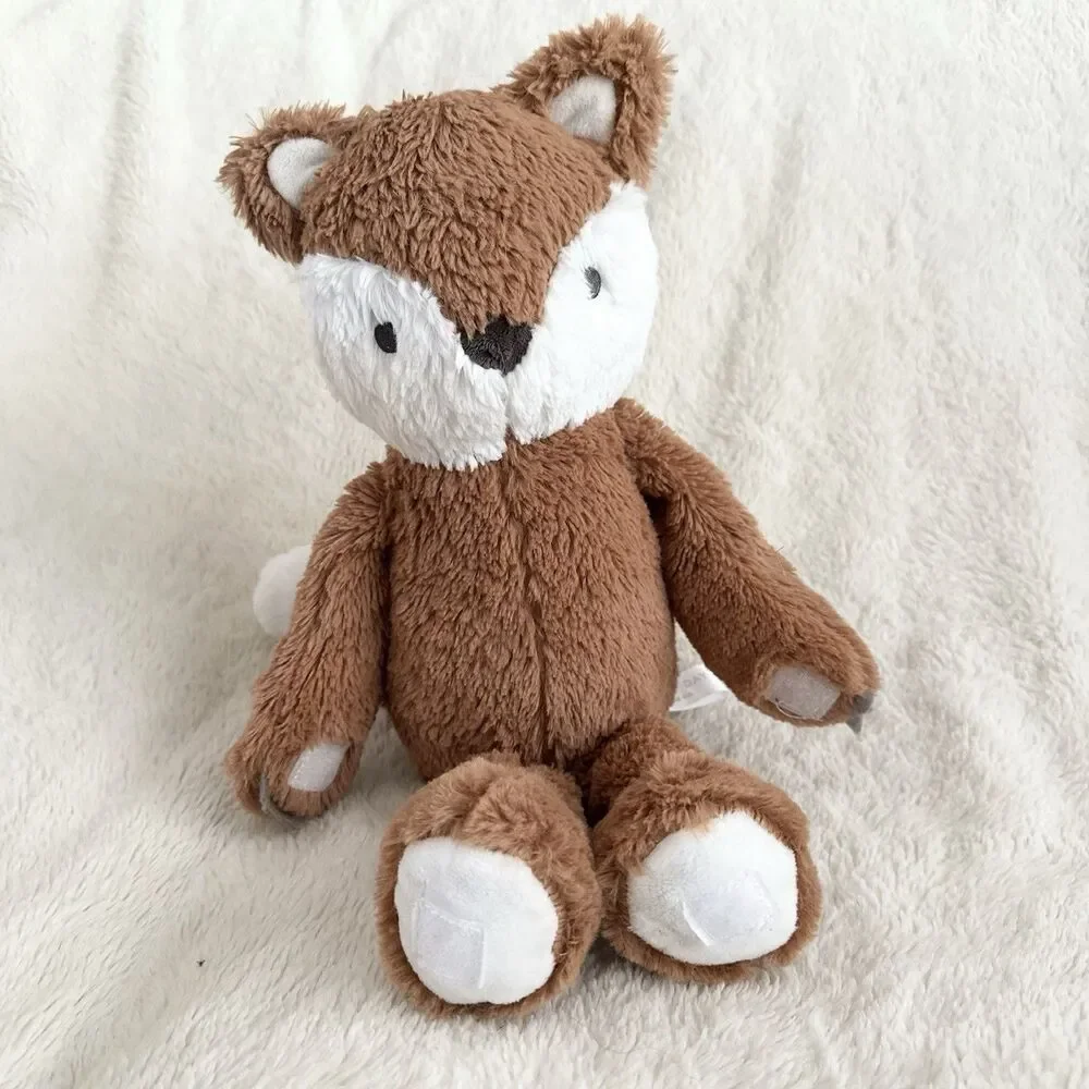 Snow Day Kids Brown Fox Plush 15” Stuffed Animal Touch Hands And Feet